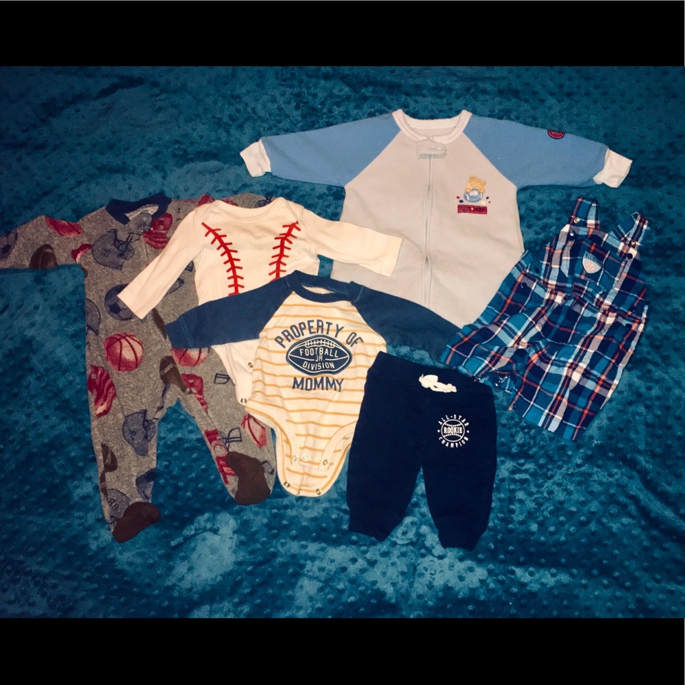 Baby Carter’s sports theme 3-6 months pack